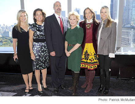 Bette Midler Women's Committee of the Central Park Conservancy Fall 2011 luncheon