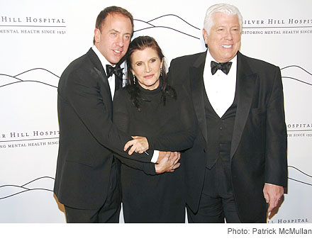 Michael Cominotto, Carrie Fisher, Dennis Basso