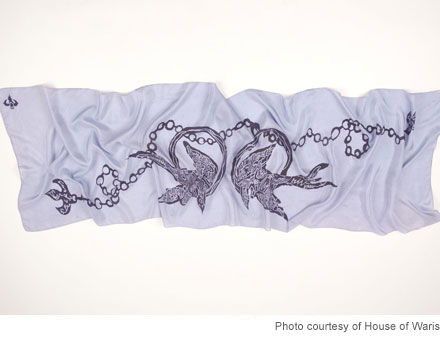 House of Waris Spring 2012 scarf