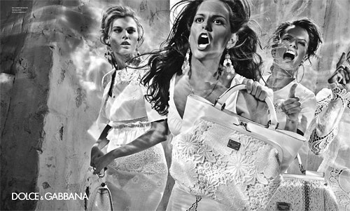 Dolce and Gabbana Victoria’s Secret models Spring 2011 ad campaign