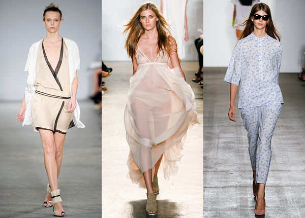 pajama trend runway Reed Krakoff Thakoon Karen Walker