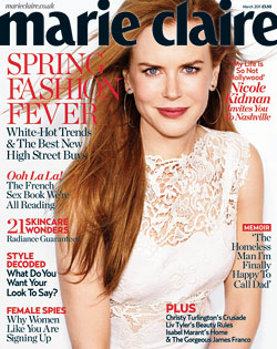 Nicole Kidman Marie Claire UK Cover