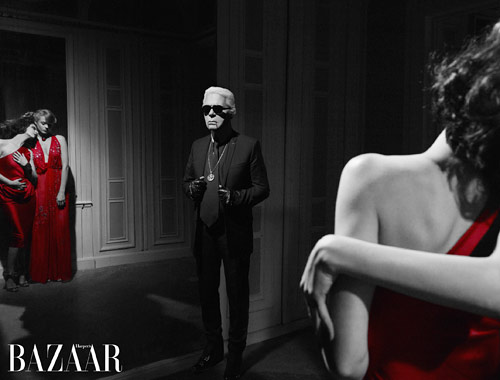 Karl Lagerfeld Harper’s Bazaar