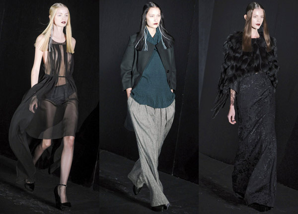 Theyskens for Theory Fall 2011 RTW