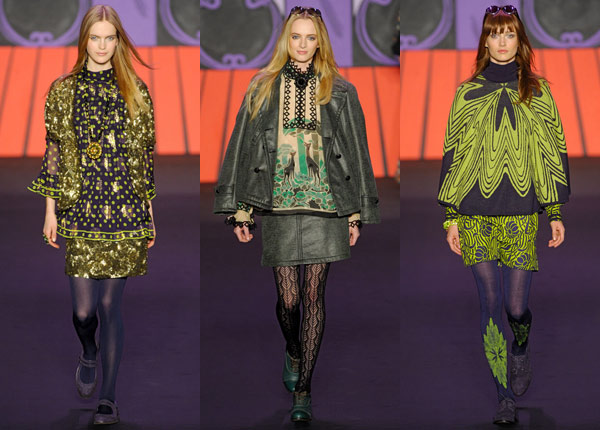 Anna Sui fall 2011 runway