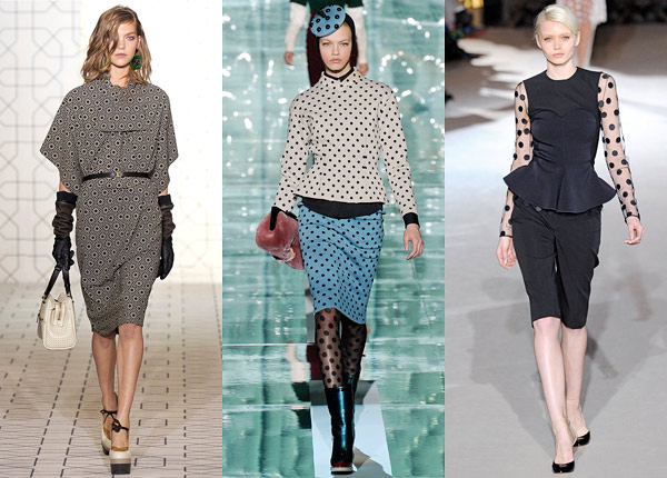 dots trend Fall 2011 runway