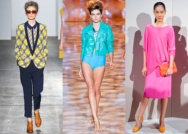 Karen Walker, Badgley Mischka  J.Crew Spring 2012 runways