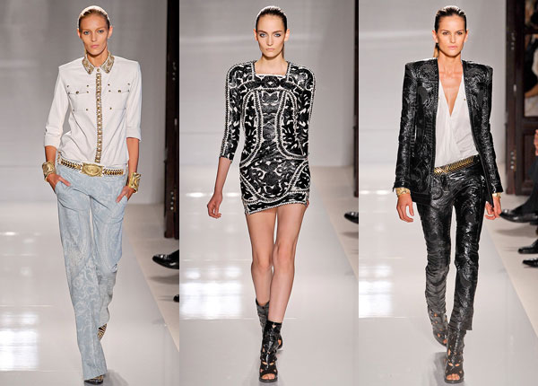 Balmain Spring 2012 collection