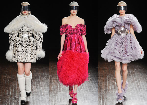 Alexander McQueen Fall 2012 runway