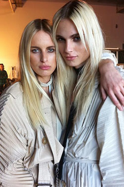 Karolina Kurkova androgynous model Andrej Pejic