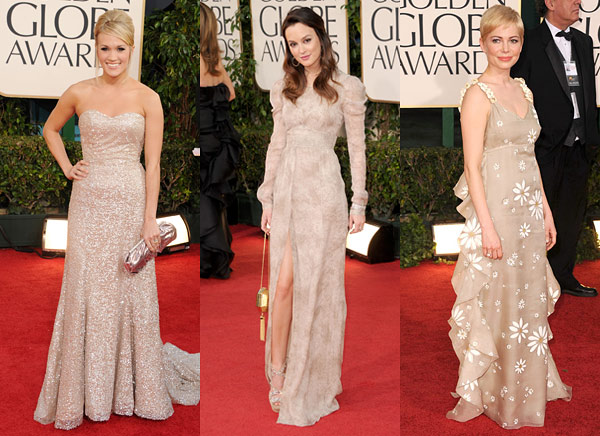 2011 Golden Globes red carpet dresses