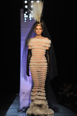 Andrej Pejic bride Jean Paul Gautlier Couture runway