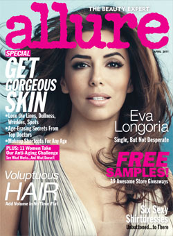 Eva Longoria Allure April 2011 cover