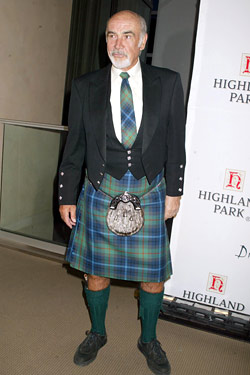 sean connery kilt