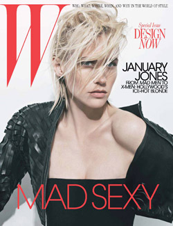 January Jones W Magazine May 2011 cover