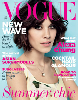 Alexa Chung Vogue UK June cover