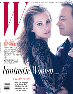 Julia Roberts Tom Hanks W Magazine June 2011 cover