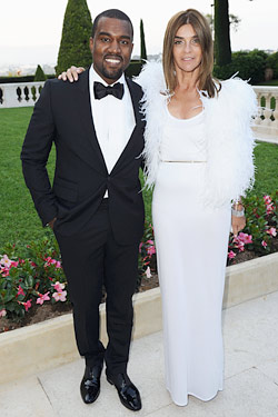 kanye west carine roitfeld