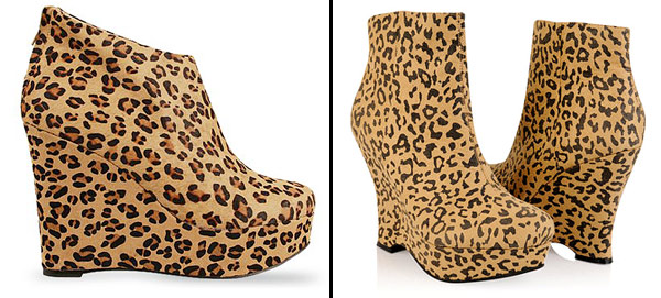 Jeffrey Campbell Forever 21 knockoff leopard booties