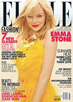 Emma Stone Elle July cover