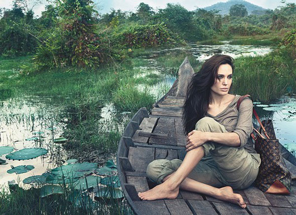 Angelina Jolie Louis Vuitton Core Values ad campaign 