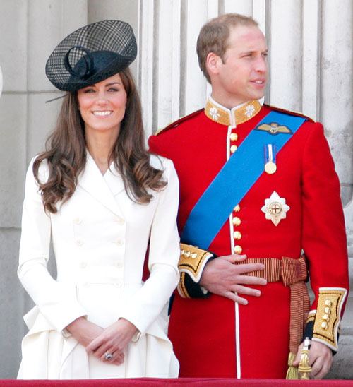 Kate Middleton white Alexander McQueen dress