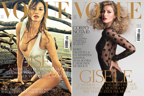 Gisele Bündchen Vogue Brasil July covers