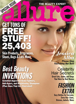 jessica alba allure magazine cover