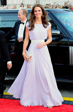 kate middleton alexander mcqueen bafta dress