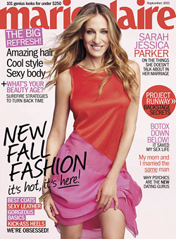 sarah jessica parker marie claire cover