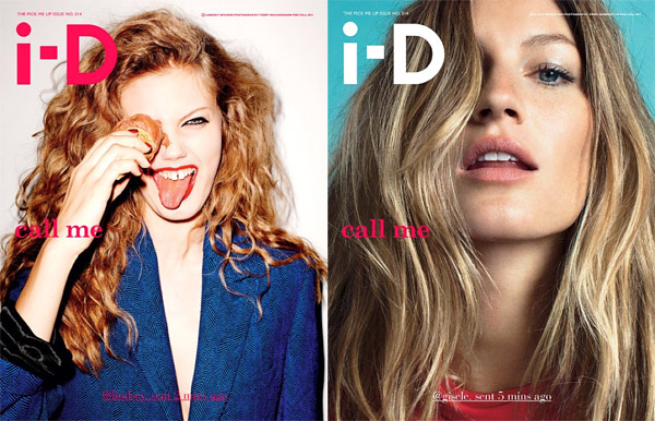 lindsey wixson gisele bündchen id magazine cover