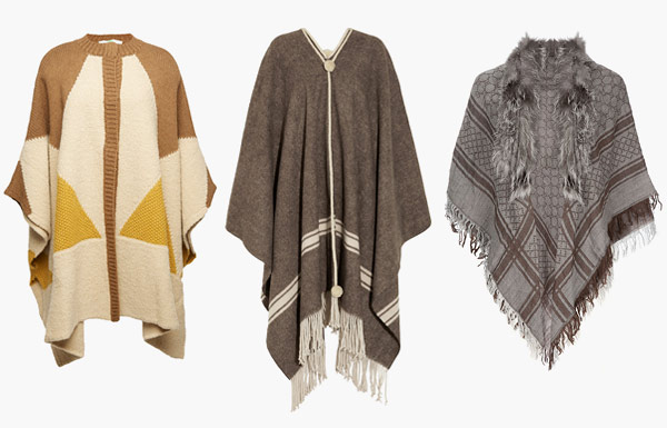 fall ponchos