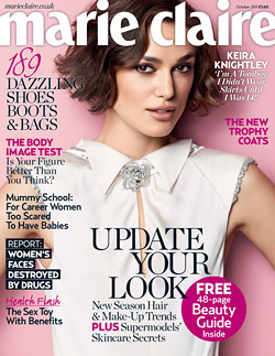 keira knightley marie claire u.k. october