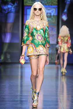 D&G Spring 2012 fashion show