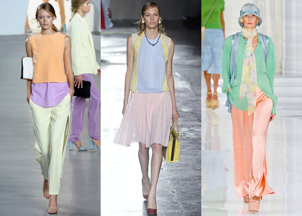 Pastels Spring 2012 trend