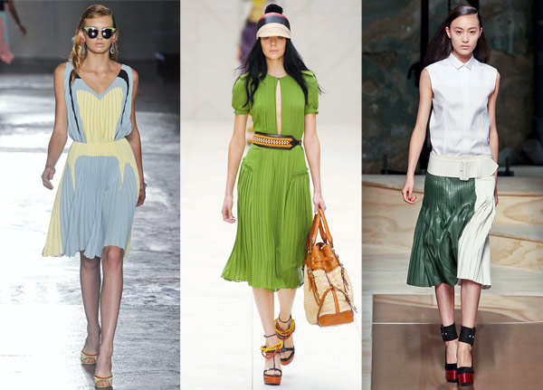 spring trend pleats