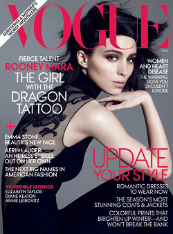 rooney mara vogue magazine cover