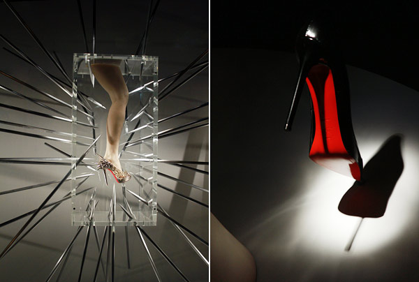 christian louboutin windows at barneys new york