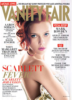 Scarlett Johansson Vanity Fair December cover nude