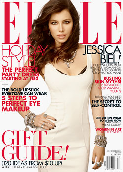  jessica biel elle magazine cover 