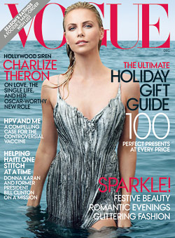 Charlize Theron Vogue December cover