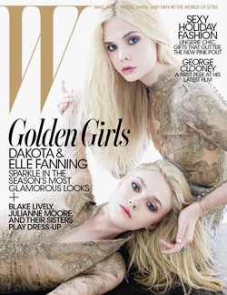 Elle and Dakota Fanning cover W magazine