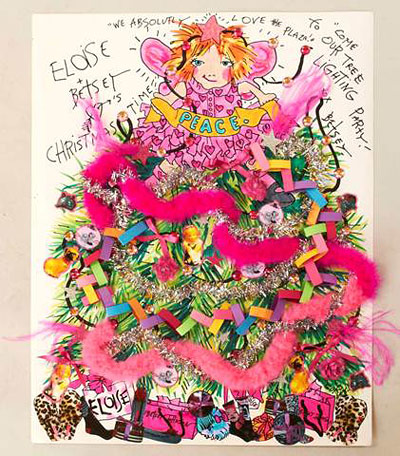 eloise plaza hotel betsey johnson christmas invite