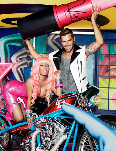 Nicki Minaj and Ricky Martin for Mac cosmetics