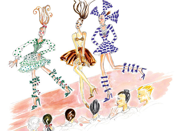 Manolo Blahnik ‘The Elves and the Shoemaker’ illustration