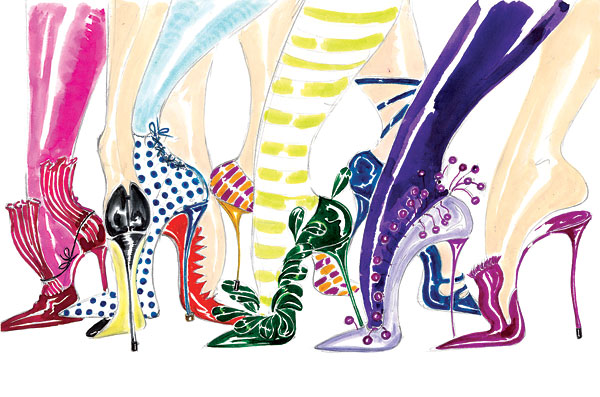 Manolo Blahnik ‘The Elves and the Shoemaker’ illustration