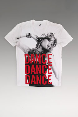 Armani Exchange Doutzen Kroes World Aids Day t-shirt