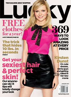 Kirsten Dunst Lucky January cover