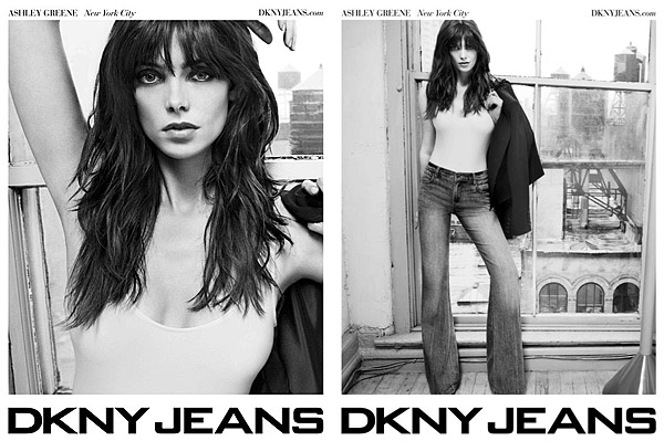 Ashley Greene DKNY jeans ad