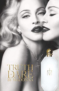 Madonna's Truth or Dare fragrance campaign